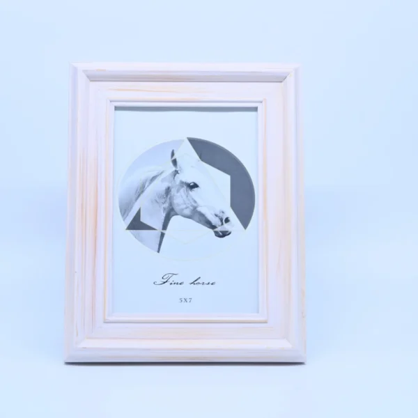 Wooden Photo Frame 5×7 | Premium Pine  Wood Dusty Pink Picture Frame | Rustic Natural Finish | Tabletop & Wall Hanging | Home Décor & Gifting