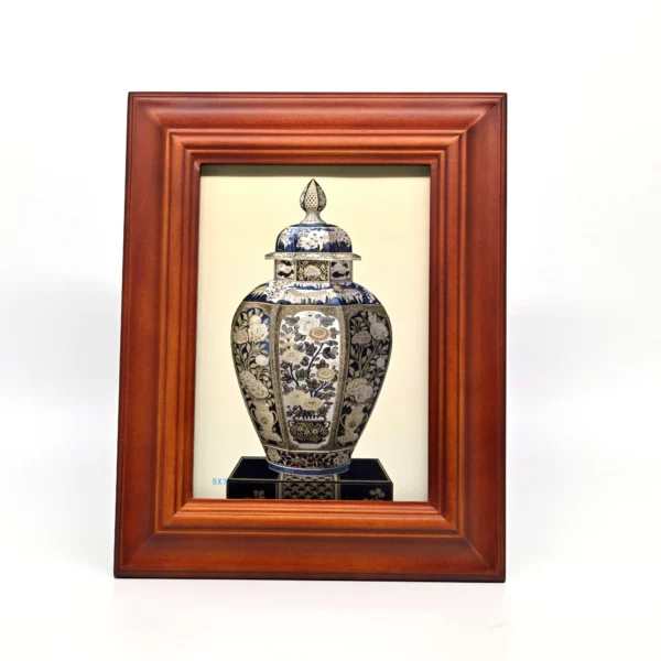 Wooden Photo Frame 5×7 | Premium Willow Woody Brown Wood Picture Frame | Natural Rustic Finish | Wall Hanging & Tabletop Display